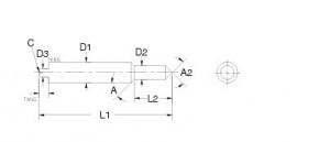 blank with coolant holes 